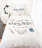 Harry Potter Wende Bettwäsche Hogwarts Wizard 2tlg 135 x 200 cm 80 x 80 cm