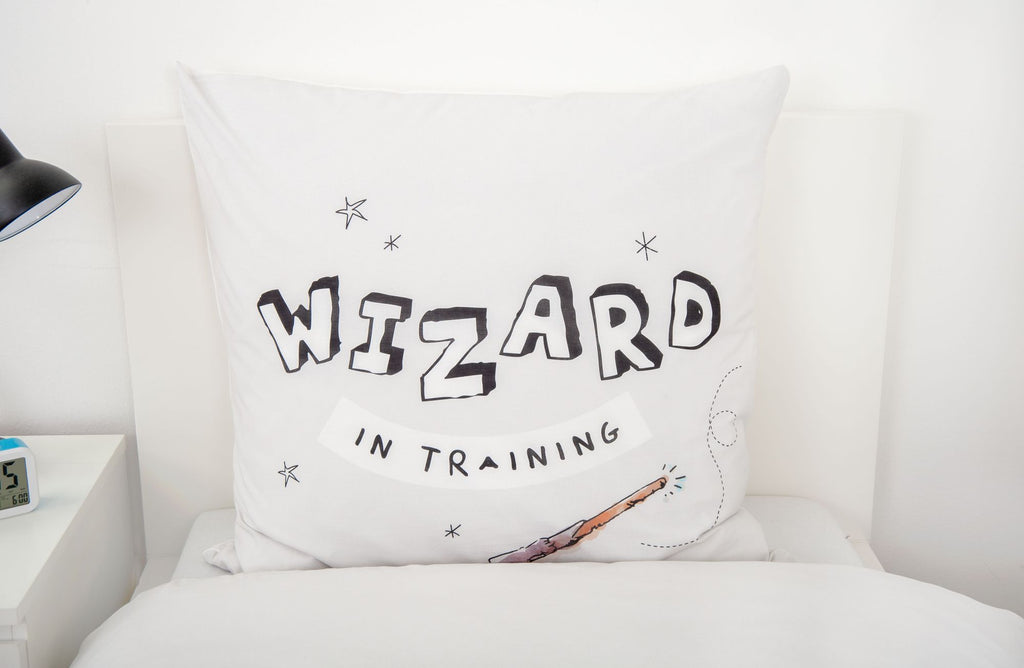 Harry Potter Wende Bettwäsche Hogwarts Wizard 2tlg 135 x 200 cm 80 x 80 cm