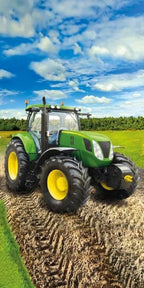 Traktor Duschtuch Badetuch Handtuch Strandtuch Trecker 70 x 140 cm