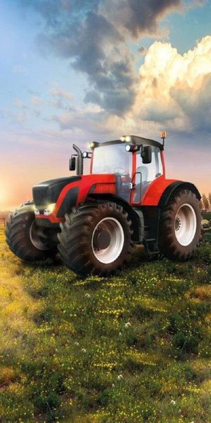 Trecker Duschtuch Badetuch Handtuch Strandtuch Traktor 70 x 140 cm