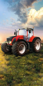 Trecker Duschtuch Badetuch Handtuch Strandtuch Traktor 70 x 140 cm
