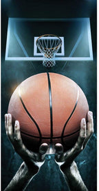 Basketball Duschtuch Badetuch Strandtuch Handtuch 70 x 140cm