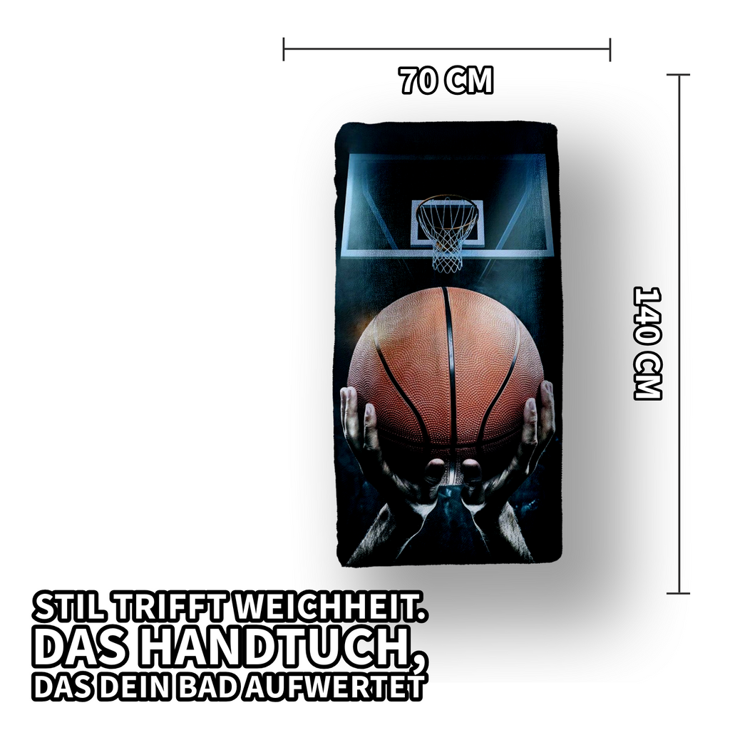 Basketball Duschtuch Badetuch Strandtuch Handtuch 70 x 140cm