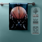 Basketball Duschtuch Badetuch Strandtuch Handtuch 70 x 140cm