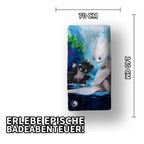 Drachenzähmen leicht gemacht Duschtuch Badetuch Strandtuch 70 x 140cm