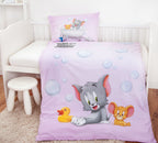 Herding baby bed linen Tom and Jerry 100x135 cm pink
