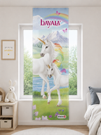 Ambiente Aufnahme vom Schleich Bayala Schiebevorhang Flächenvorhang 60 x 175 cm
