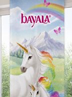 Nahaufnahme vom Schleich Bayala Schiebevorhang Flächenvorhang 60 x 175 cm