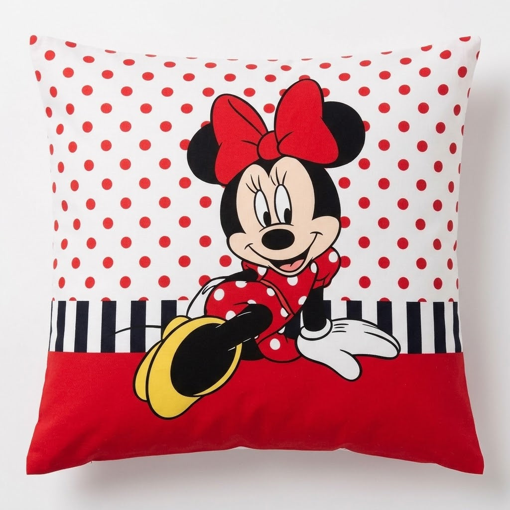 Aufnahme vom Kopfkissen von der Biber Bettwäsche Minnie Mouse Sweetie Flanell 135x200 cm Baumwolle