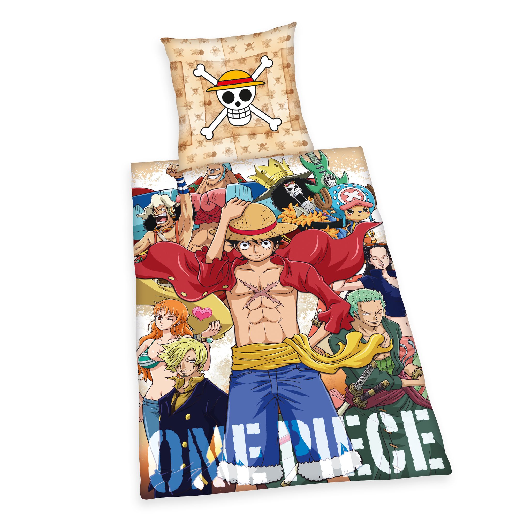 Bettwäsche Set One Piece 80 x 80 und 135 x 200 cm