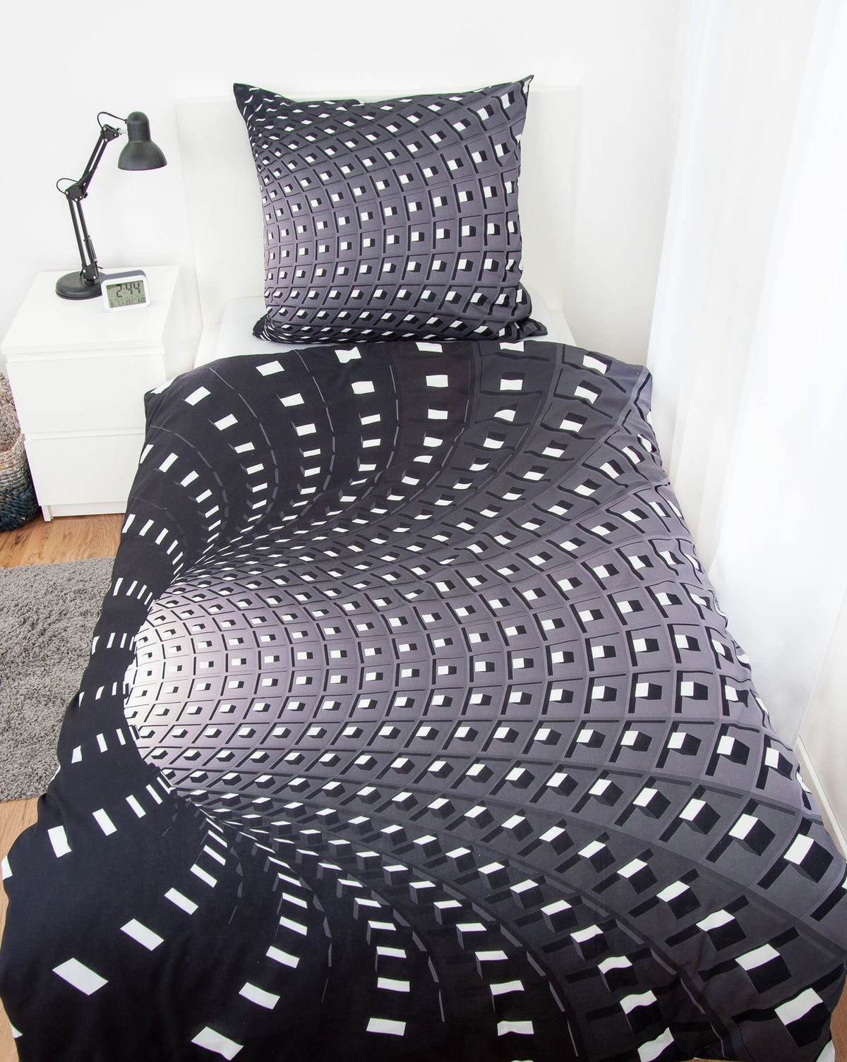 Herding  Bettwäsche Set mit 3D Motiv 135 x 200 cm Baumwolle