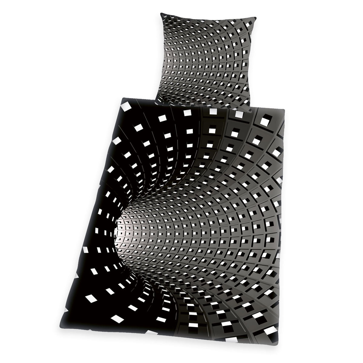 Herding  Bettwäsche Set mit 3D Motiv 135 x 200 cm Baumwolle