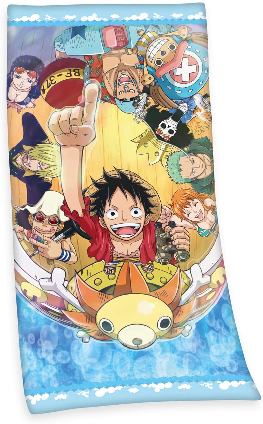 One Piece Velourstuch Duschtuch Badetuch Handtuch Strandtuch 75 x 150 cm