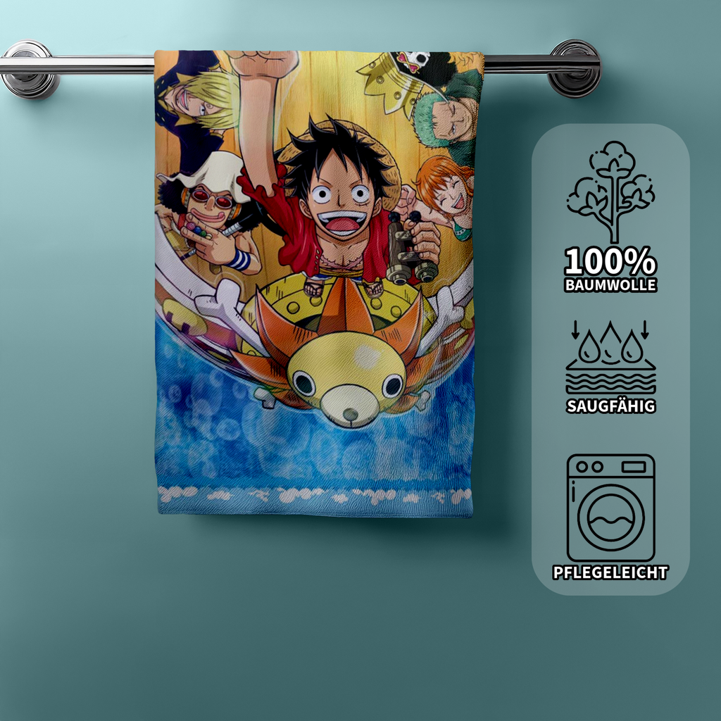 One Piece Velourstuch Duschtuch Badetuch Handtuch Strandtuch 75 x 150 cm