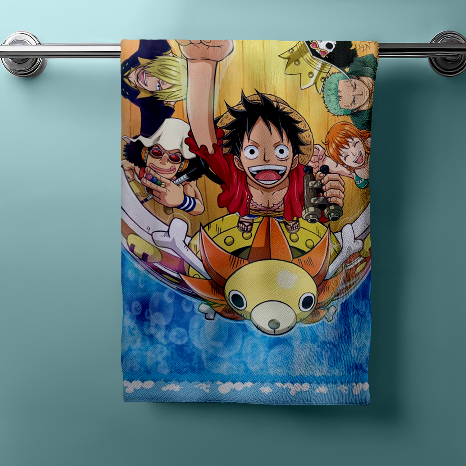 One Piece Velourstuch Duschtuch Badetuch Handtuch Strandtuch 75 x 150 cm