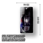 Shower towel, bath towel, hand towel, beach towel, police car design, 70 x 140 cm