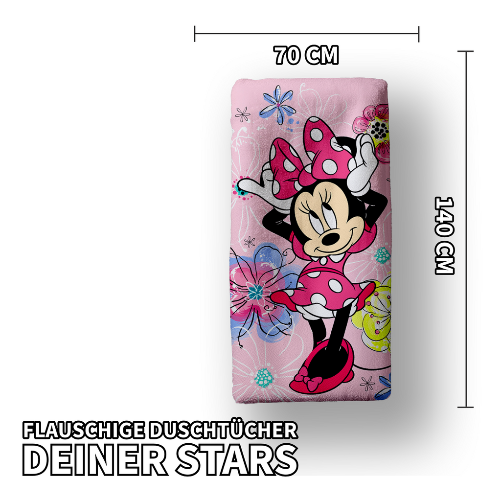 Disney Minnie Mouse Duschtuch Strandtuch Badetuch  70 x 140 cm