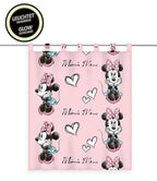 Gardine Vorhang Fertiggardine Minnie Mouse Glow in the dark 140 x 160 cm