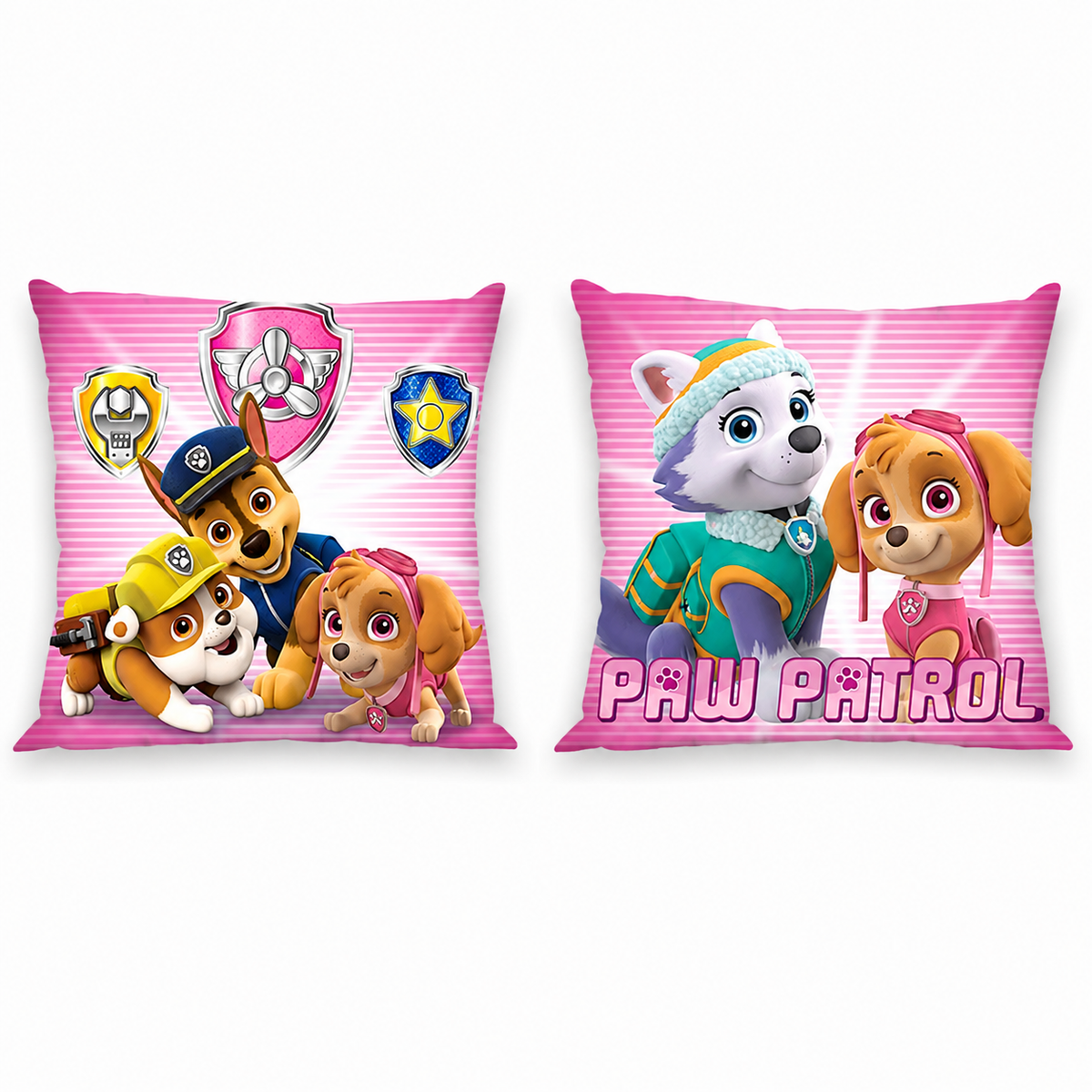 Freigestellte Produktansicht vom Paw Patrol Kissen Kuschelkissen Dekokissen 40 x 40 cm