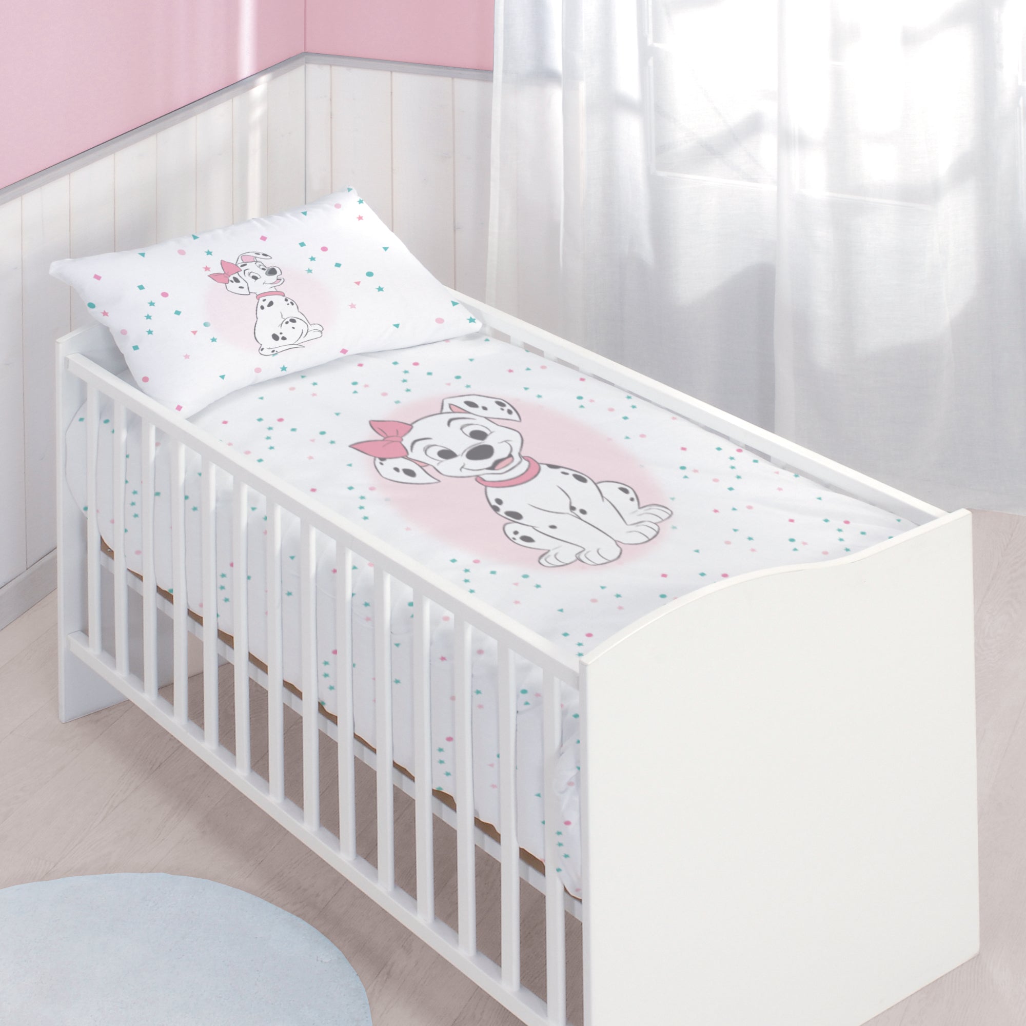 Baby Wende Bettwäsche Disney Cat Marie 101 Dalmatiner