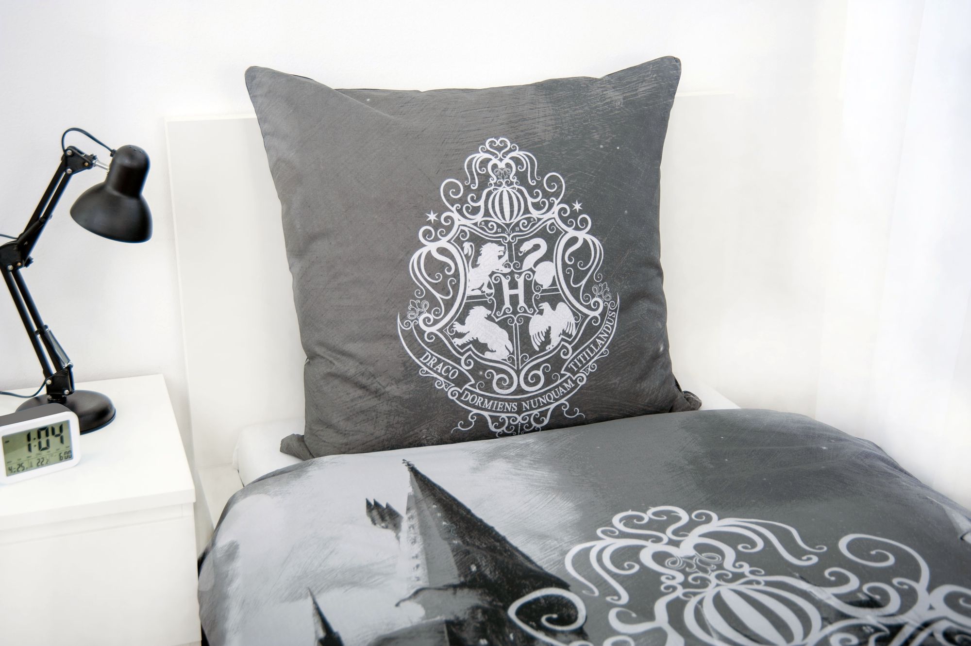 Harry Potter Wende Bettwäsche Hogwarts 2tlg 135 x 200 cm 80 x 80 cm