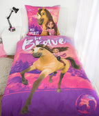 Bettwäsche Spirit Kopfkissenbezug 80x80cm, Bettbezug 135x200cm Renforce