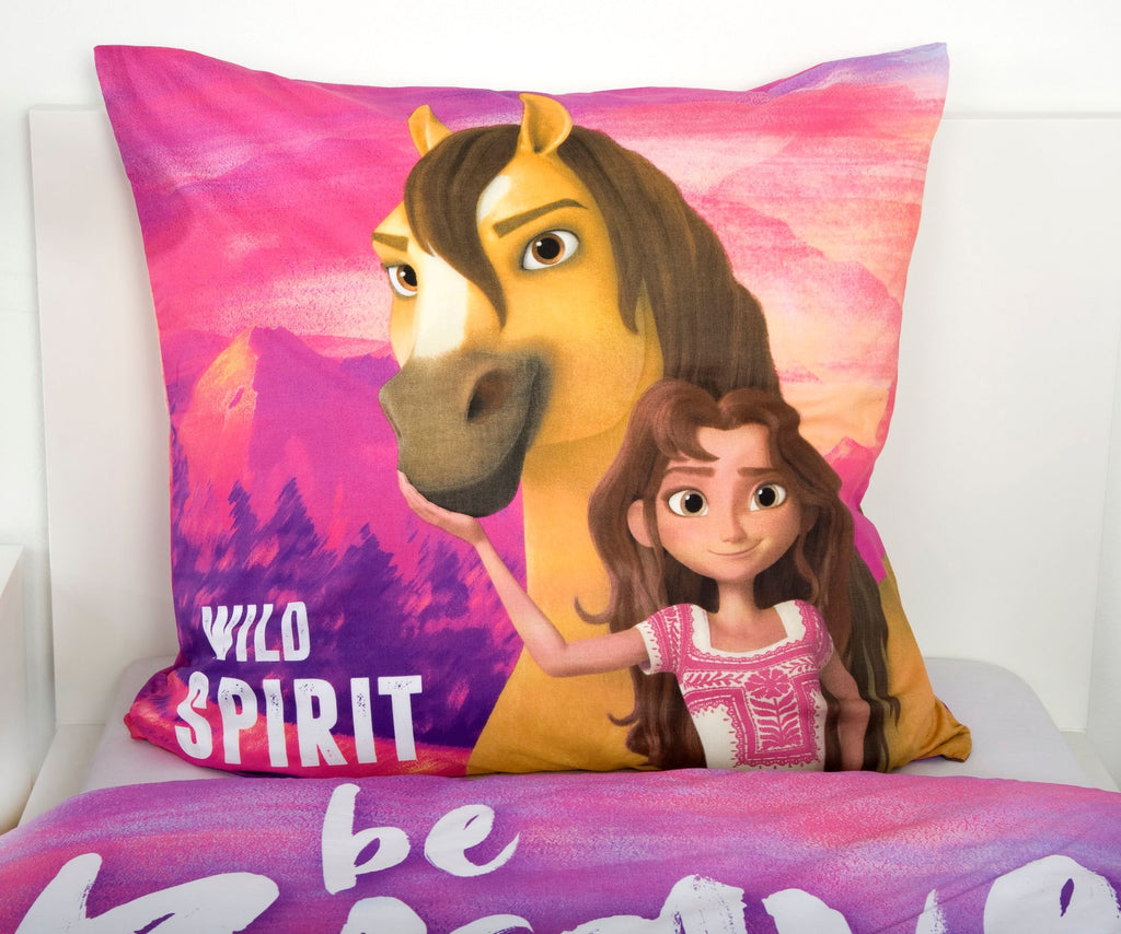 Bettwäsche Spirit Kopfkissenbezug 80x80cm, Bettbezug 135x200cm Renforce