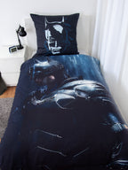 Batman Wende Bettwäsche, 80 x 80 cm + 135 x 200 cm