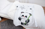Baby Best Panda und Sterne Microfaser Flauschdecke  75  x 100 cm