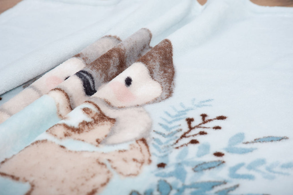 Baby Best Pinguin Microfaser Flauschdecke  75  x 100 cm