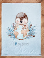 Baby Best Pinguin Microfaser Flauschdecke  75  x 100 cm