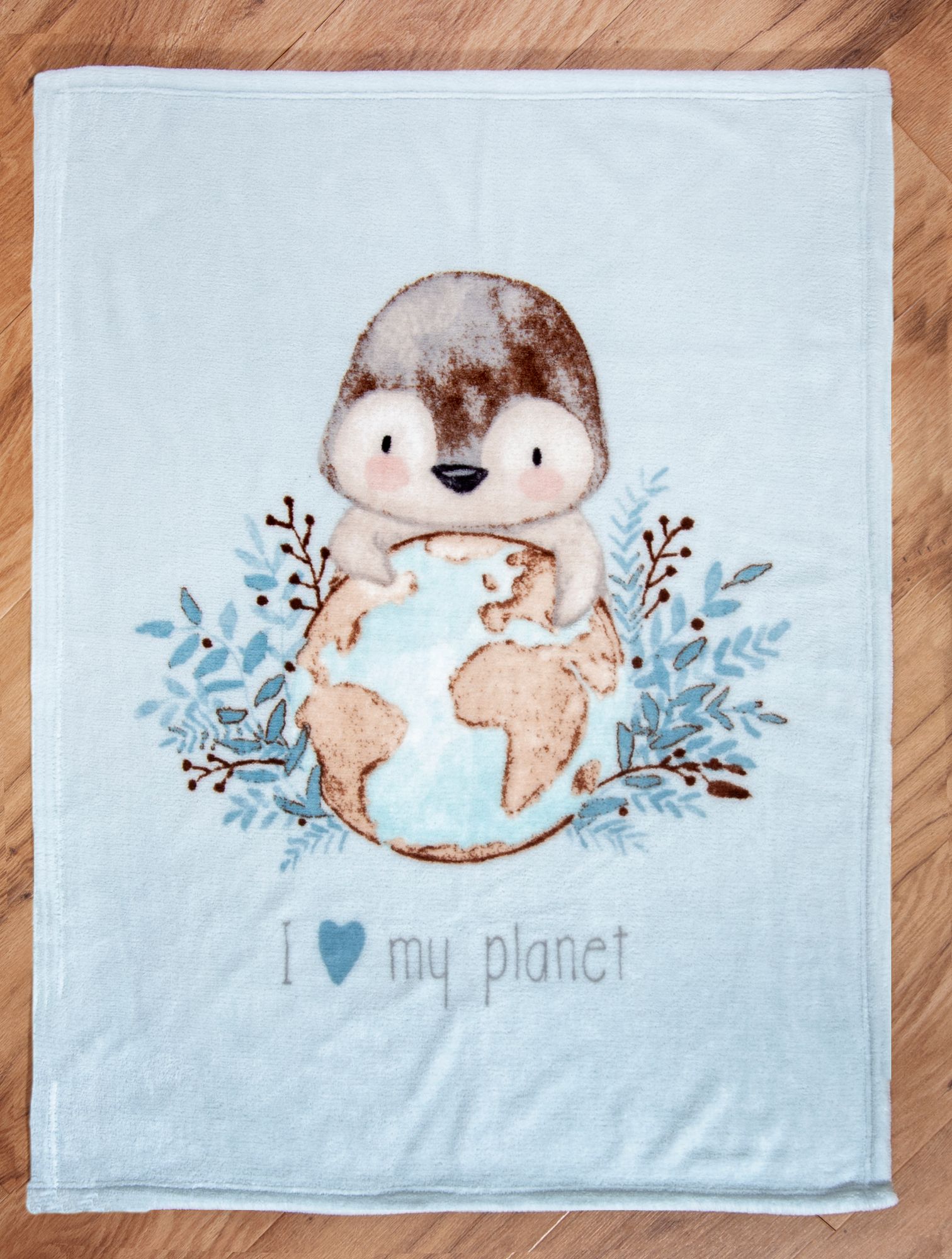 Baby Best Pinguin Microfaser Flauschdecke  75  x 100 cm
