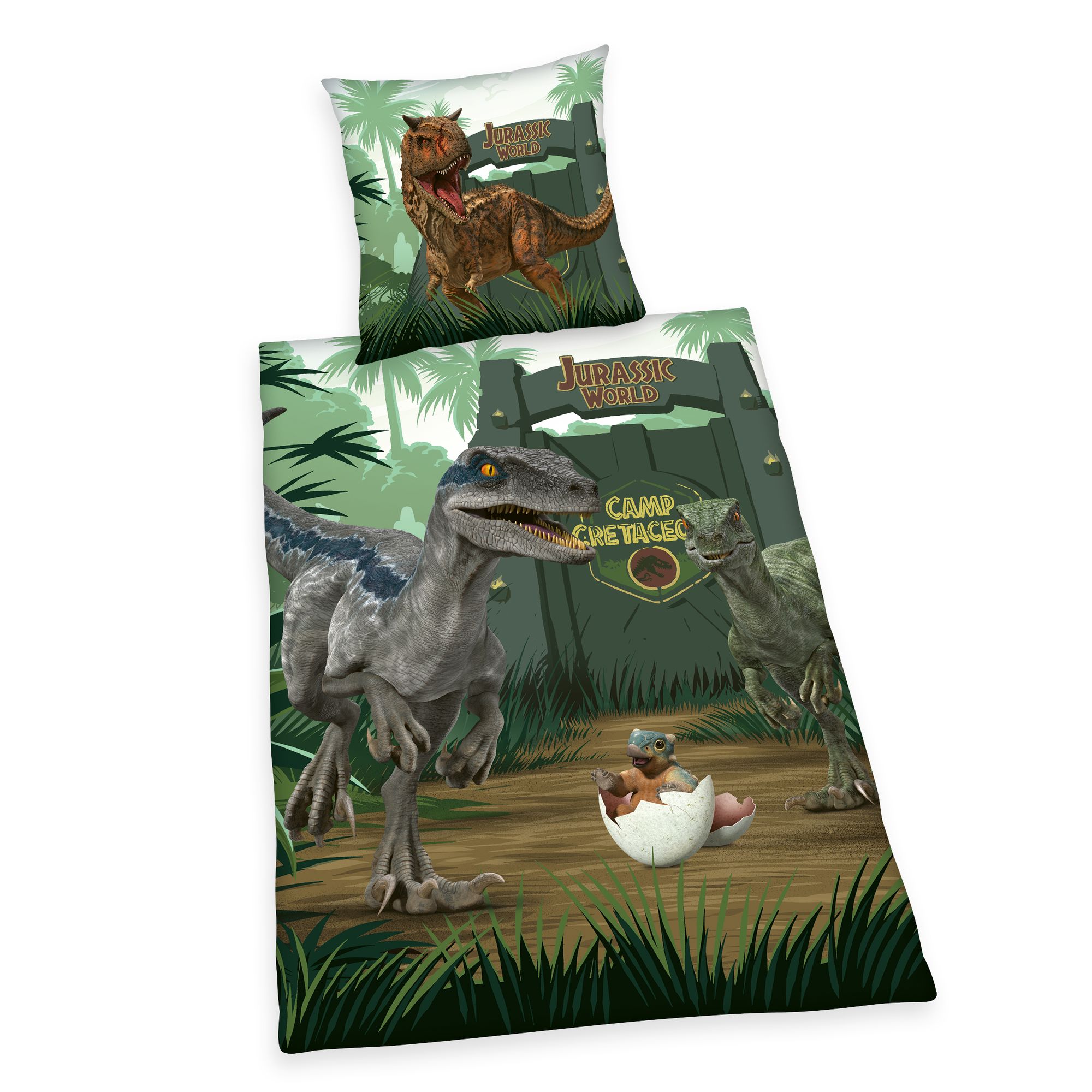 Herding Bettwäsche Jurassic World 135 x 200cm Baumwolle