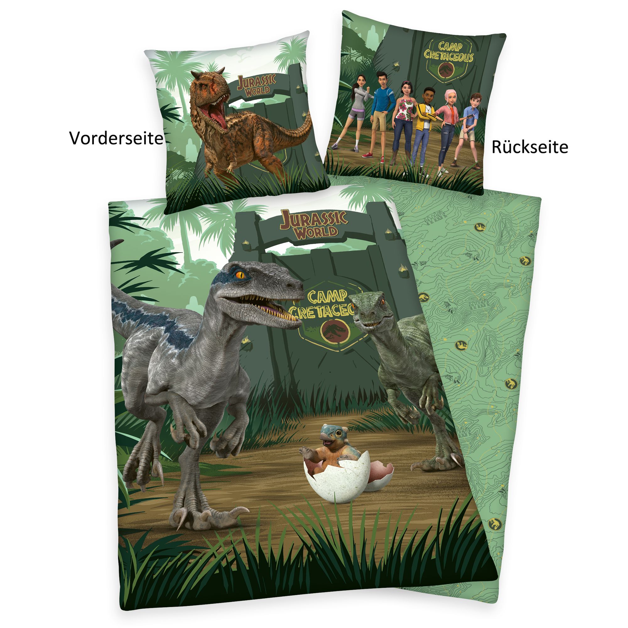 Herding Bettwäsche Jurassic World 135 x 200cm Baumwolle