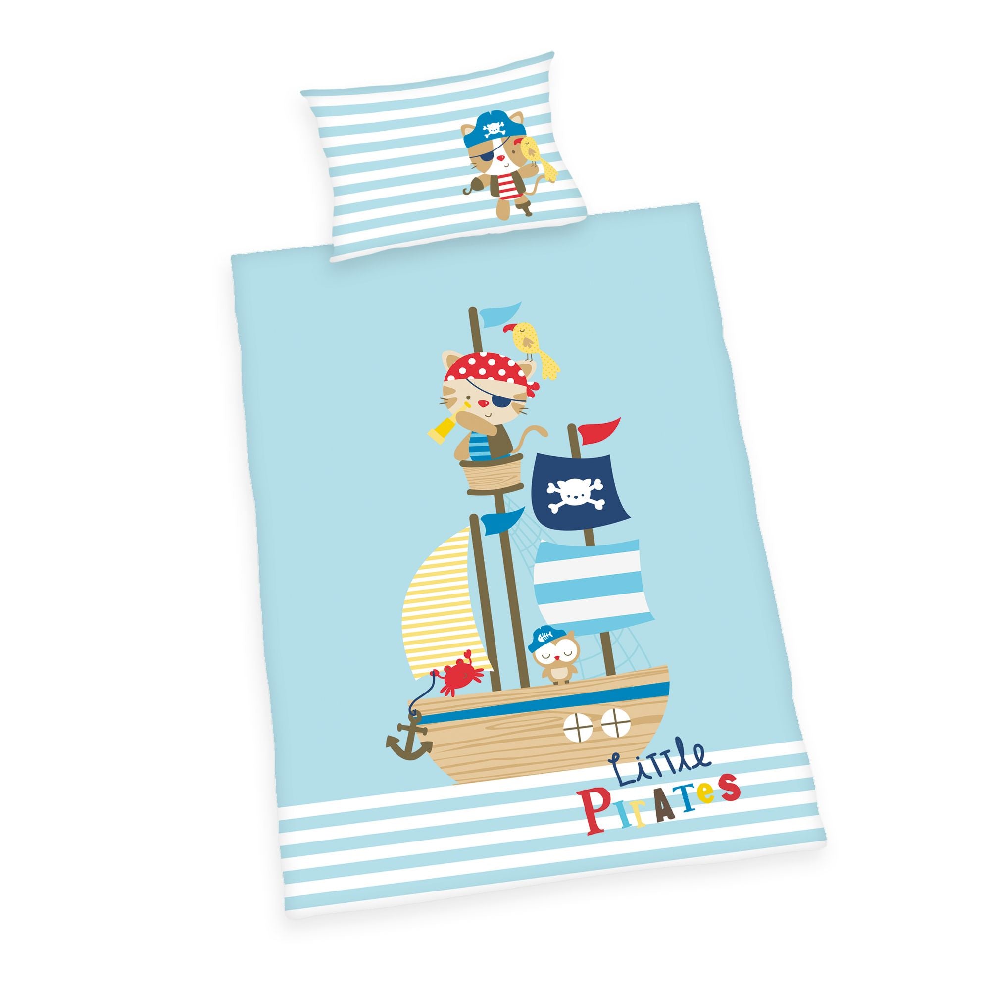 Herding Baby Bedding Lara Little Pirate 100 x 135 and 40 x 60 cm 