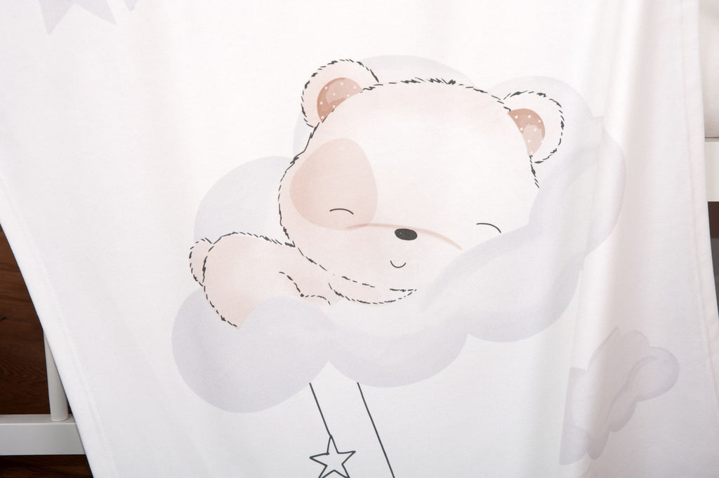 Sleeping Little Bear Soft-Peach fleece blanket 75 x 100 cm