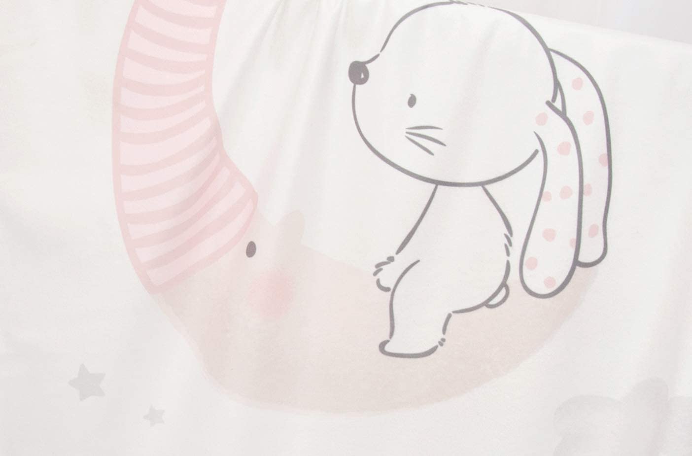 Little Bunny Soft-Peach Flauschdecke  75  x 100 cm