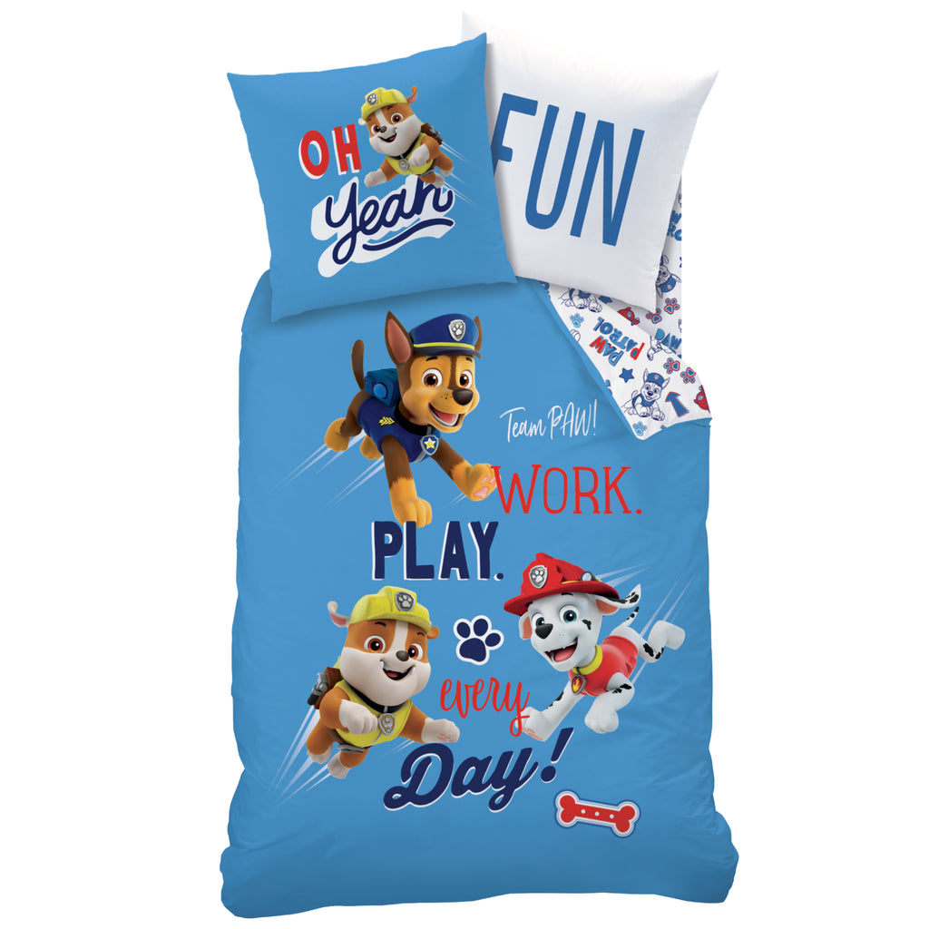 Paw Patrol Bettwäsche 135 x 200  80 x 80 cm 100% Baumwolle