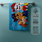 Paw Patrol Duschtuch Badetuch Strandtuch blau 70 x 140cm