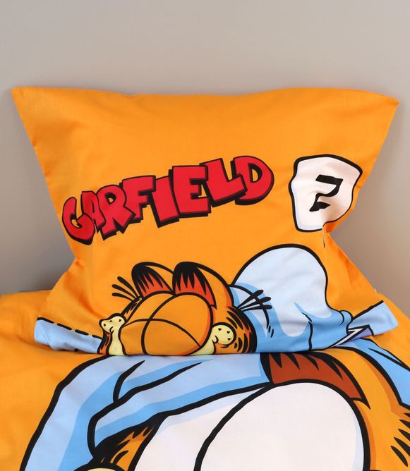 Parure de lit réversible Garfield, 80 x 80 cm + 135 x 200 cm