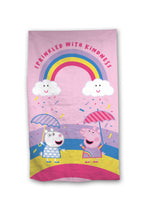 Peppa Pig Wutz Duschtuch Badetuch Strandtuch Velourstuch 70 x 140cm