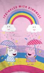 Peppa Pig Wutz Duschtuch Badetuch Strandtuch Velourstuch 70 x 140cm