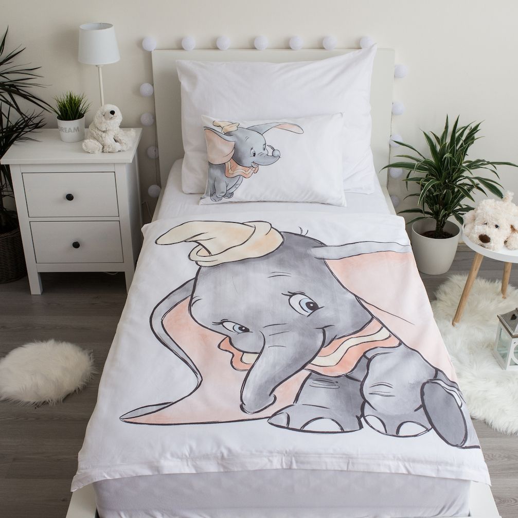 Disney Baby Bettwäsche Disney Dumbo 100 x 135 cm 100% Baumwolle