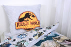 Jurassic World T-Rex Dinosaurier Wende Bettwäsche, 80 x 80 cm + 135 x 200 cm