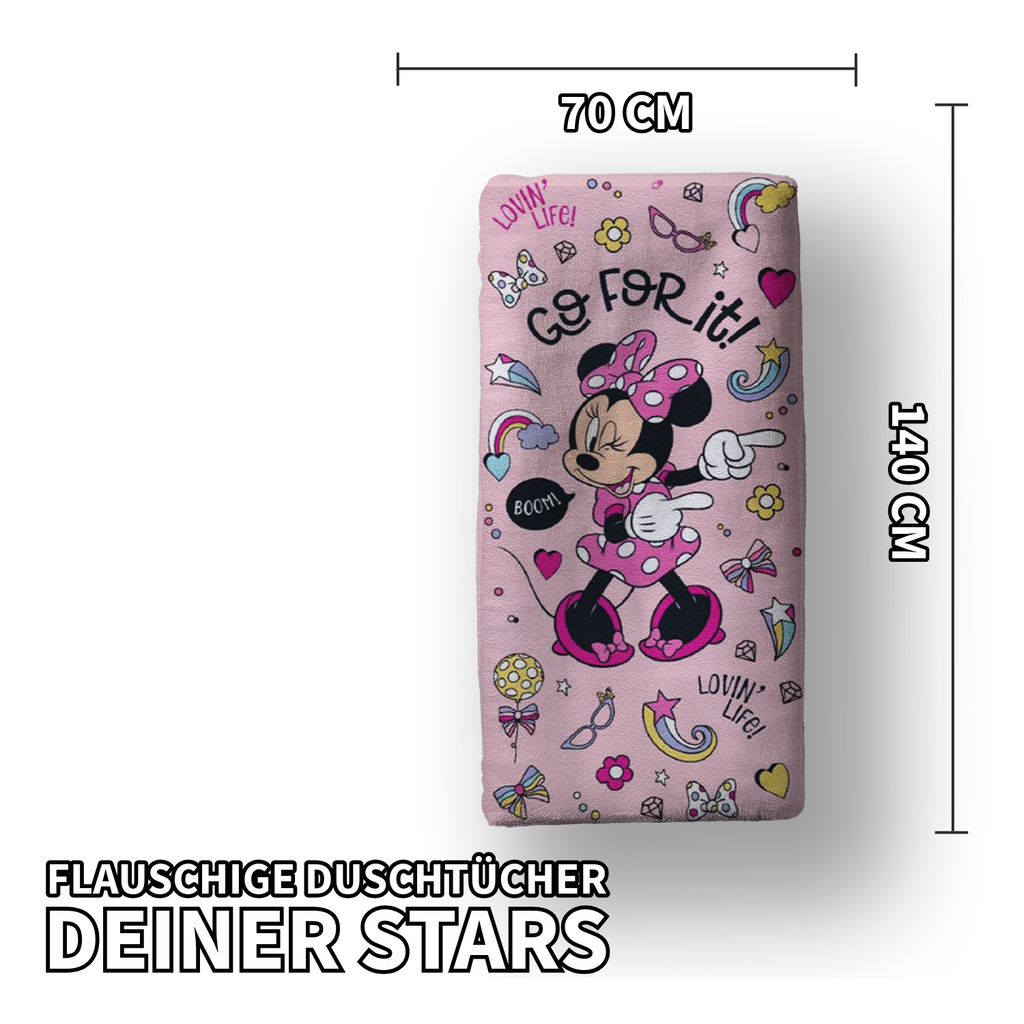 Disney Minnie Mouse Duschtuch Strandtuch Badetuch  70 x 140 cm