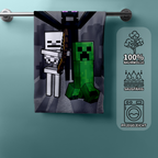 Minecraft Mob Attack Duschtuch Badetuch Strandtuch 70 x 140cm