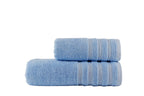 Frottier Handtuch Set Viva 2 tlg. 50x100 und 70x140cm hellblau