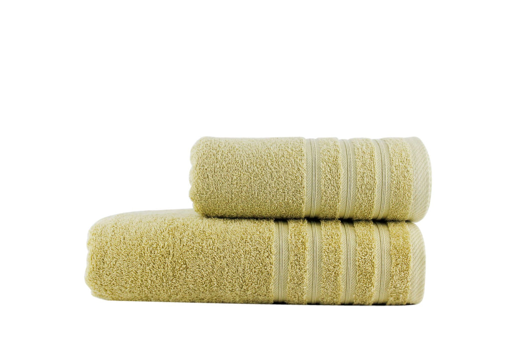 Frottier Handtuch Set Viva 2 tlg. 50x100 und 70x140cm sand