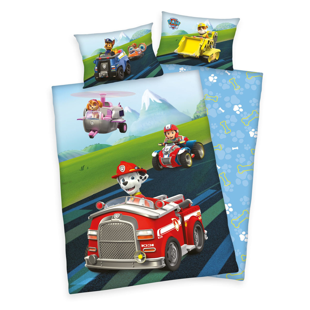 Paw Patrol Baby Bedding Reversible Bedding 100 x 135 cm 