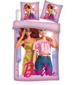 Barbie Mädchen Wende Bettwäsche 135 x 200 cm 100% Baumwolle